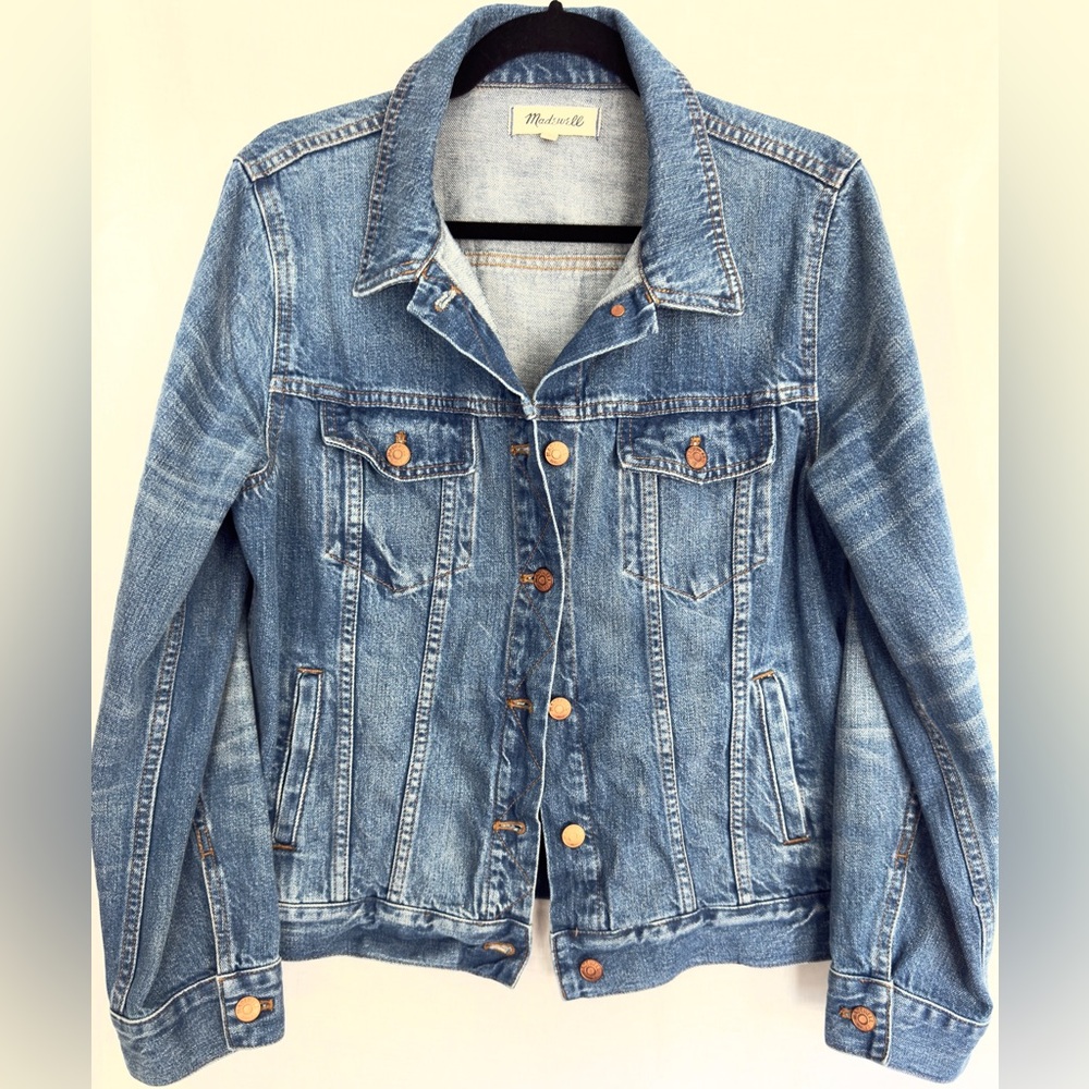 Madewell “The Jean Jacket” in Pinter Wash, XL, Perfect Condition, Retail $118